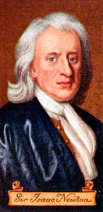Sir Isaac Newton, egy sor cigarettakártya, 1935 alkotó: Unbekannt