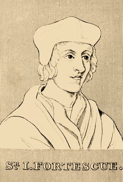 Sir J. Fortescue, c1394-1479, 1830. alkotó: Unbekannt