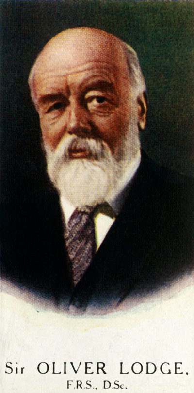 Sir Oliver Lodge, F.R.S., D.Sc., 1927. alkotó: Unbekannt