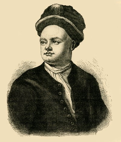 Sir Richard Steele, c1700, c1876. alkotó: Unbekannt