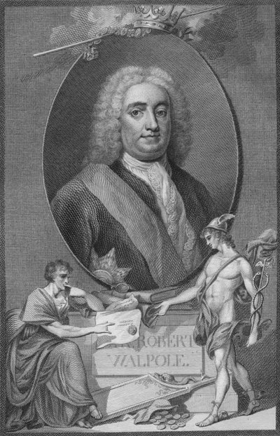 Sir Robert Walpole, 1790 alkotó: Unbekannt