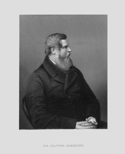 Sir Stafford Northcote. alkotó: Unbekannt
