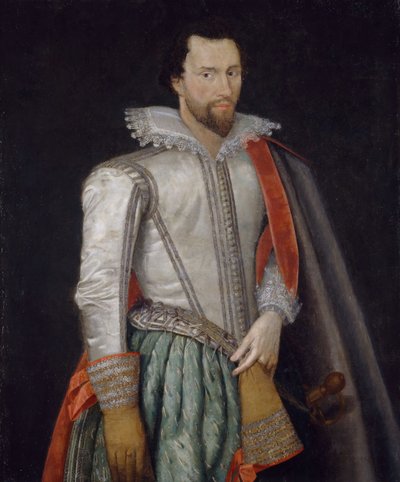 Sir Thomas Holte 1571-1654, Aston Hall 1. bárója, 1600-1625. alkotó: Unbekannt