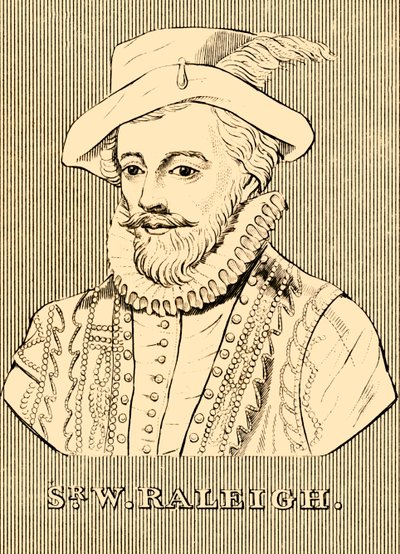 Sir W. Raleigh, 1552-1618, 1830. alkotó: Unbekannt