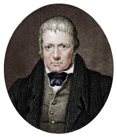 Sir Walter Scott, 1. Baronet, skót történelmi regényíró és költő, 1877. alkotó: Unbekannt