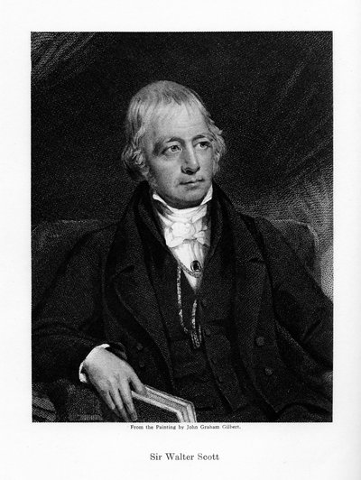 Sir Walter Scott, 1. Baronet, termékeny skót történelmi regényíró és költő, XIX. alkotó: Unbekannt