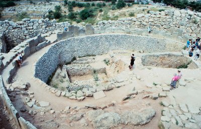 A mükénéi erődítmények helye, Görögország, ie 1600-1100 körül alkotó: Unbekannt