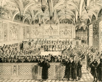 A párizsi parlament ülése, 1890. alkotó: Unbekannt