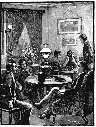 A YMCA társalgója, Exeter Hall, London, 1887 alkotó: Unbekannt