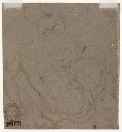 Sketch verso, 1500-as évek. alkotó: Unbekannt
