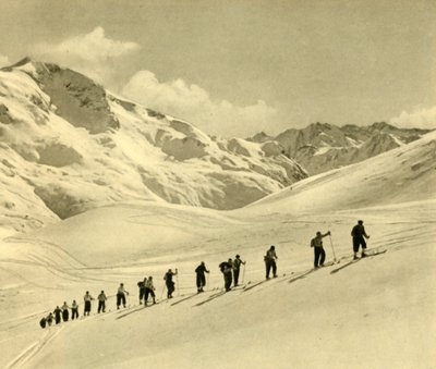 Sílecke, Arlberg, Ausztria, 1935. alkotó: Unbekannt