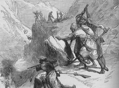 Csetepaté egy hegyi hágóban, 1880 alkotó: Unbekannt