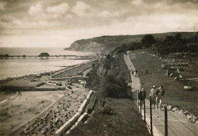 Small Hope Bay és Shanklin Pier, I.W., Cliff Walk, 1920. alkotó: Unbekannt
