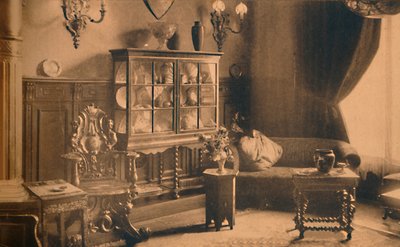 Dohányzó szoba a kubai brüsszeli nagykövetségen, Belgiumban, 1927. alkotó: Unbekannt
