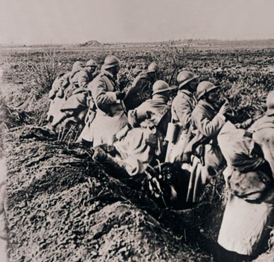 Katonák a fronton, c1914-c1918 alkotó: Unbekannt