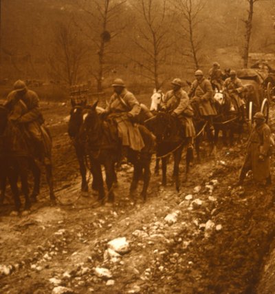 Katonák mozgásban, c1914-c1918 alkotó: Unbekannt