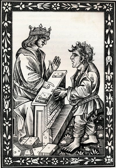 Salamon és Marcoul, 15. század, 1849. alkotó: Unbekannt