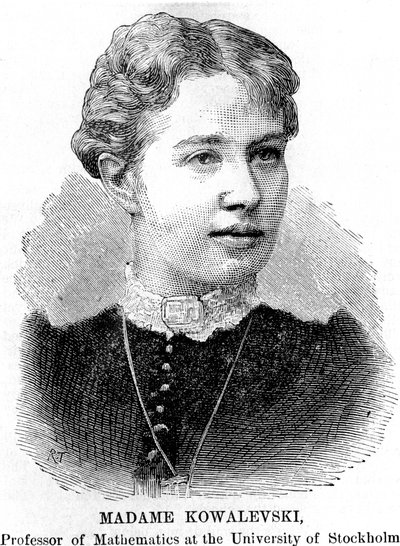 Sonia Sophie Kowalevski orosz matematikus, 1888 alkotó: Unbekannt