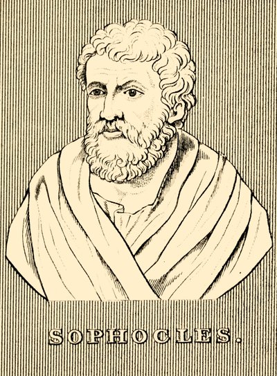 Szophoklész, Kr.e. 497-405, 1830. alkotó: Unbekannt