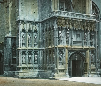 South West Porch, Canterbury katedrális, 1890. alkotó: Unbekannt