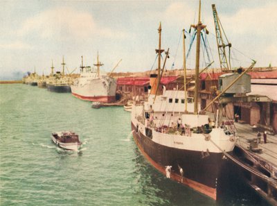 South Wharf, Fremantle, 1947. alkotó: Unbekannt