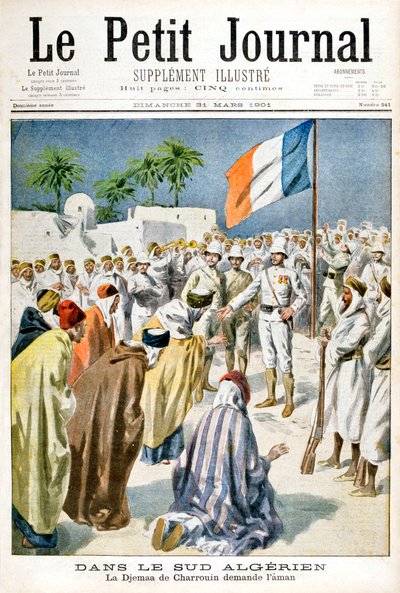 Algériától délre Djemaa de Charrouin kegyelmet kér, 1901 alkotó: Unbekannt