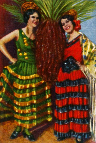 Spanyol táncosok, 1928. alkotó: Unbekannt