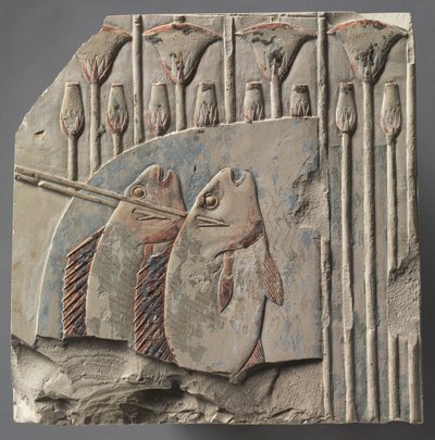 Spearing Fish, c. Kr.e. 667-647. alkotó: Unbekannt