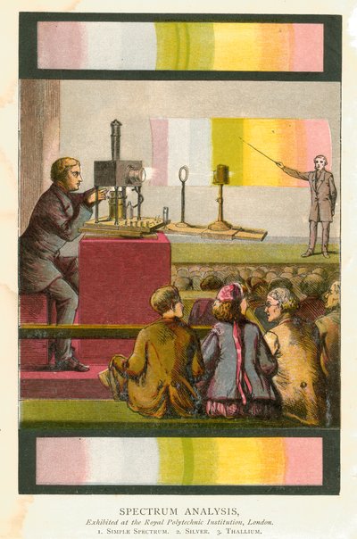 Spektrumanalízis, 1873 alkotó: Unbekannt