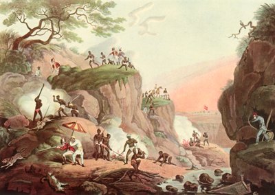 Sport Indiában – Dohányzó farkasok földjükről, c1808, 1901. alkotó: Unbekannt