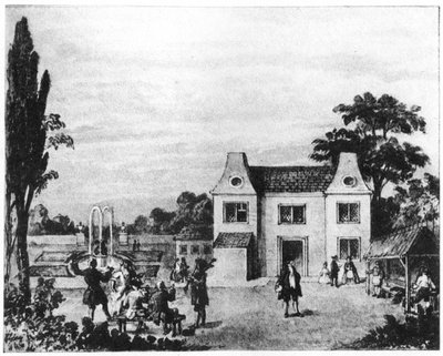 Tavaszi kertek, a Lowndes Square helye, London, 18. század vége, 1907 alkotó: Unbekannt