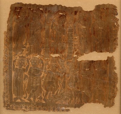Négyzet klasszikus jelenetekkel, bizánci, 300-600. alkotó: Unbekannt