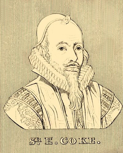 Sr. E. Coke, 1552-1634, 1830. alkotó: Unbekannt