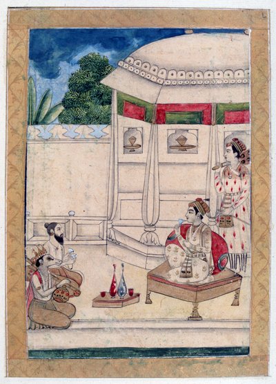 Shree Raag, Ragamala Album, Rajasthan Iskola, 19. század alkotó: Unbekannt