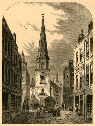 St. Antholins Church, Watling Street 1868, 1897. alkotó: Unbekannt