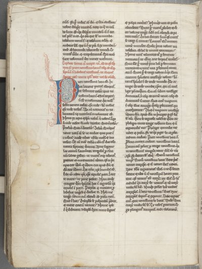 Hippói Szent Ágoston „Opera”, 1200 körül (toll és tinta pergamenen) alkotó: Unbekannt