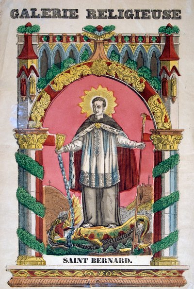 Clairvaux-i Szent Bernát, 19. század alkotó: Unbekannt