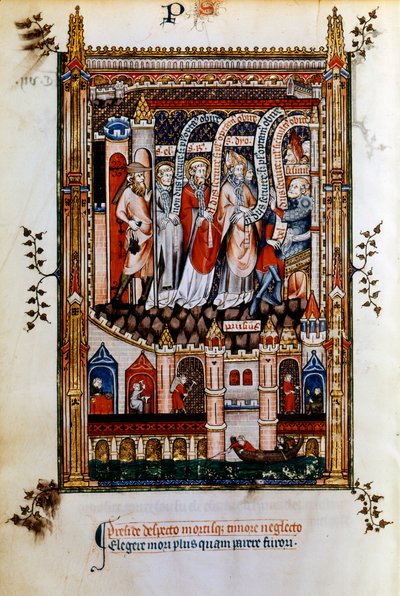 Szent Dénest Sisinniusba vitték, 1317 alkotó: Unbekannt