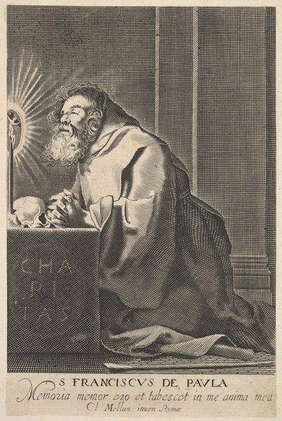 Páli Szent Ferenc, 1627 után. alkotó: Unbekannt