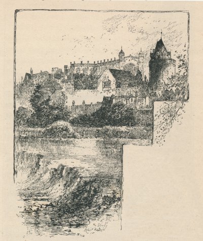 Szent György-kápolna a folyótól, 1895 alkotó: Unbekannt