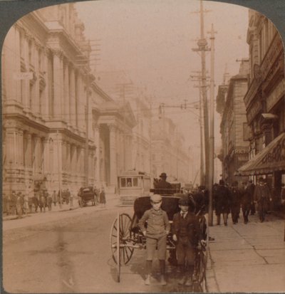 St. James Street, Montreal, Kanada, 1900 alkotó: Unbekannt