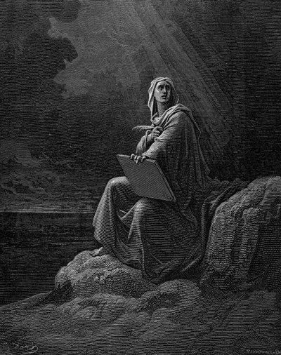 Szent János Patmoszon, 1865-1866 alkotó: Unbekannt