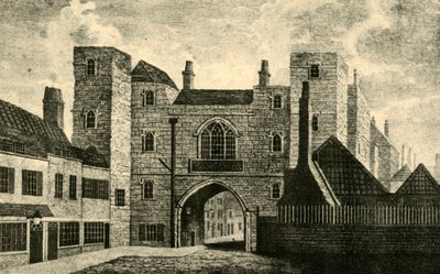 St. Johns Gate, Clerkenwell, 1813, 1925. alkotó: Unbekannt