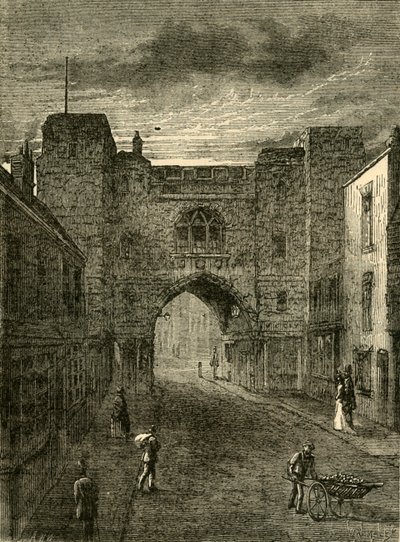 St. Johns Gate, Clerkenwell, 1872. alkotó: Unbekannt