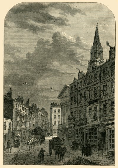 St. Martins Lane, 1820, 1881. alkotó: Unbekannt