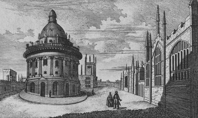 St. Marys Church és Radcliffe Könyvtár Oxfordban, XVIII. század alkotó: Unbekannt