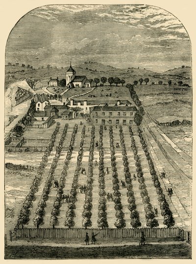 St Pancras Wells és templom 1700-ban, 1876. alkotó: Unbekannt