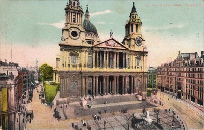 St. Pauls Cathedral, London, 1905 alkotó: Unbekannt