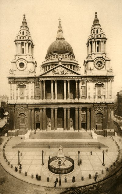 St. Pauls Cathedral, London, 1924. alkotó: Unbekannt
