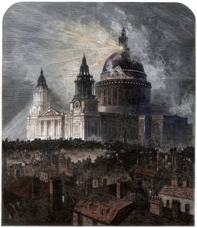 Szent Pál-székesegyház a hálaadás napján, 1872 alkotó: Unbekannt